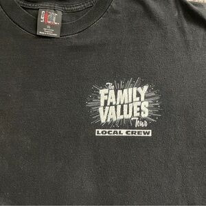 Vintage Rare 90s Family Values Tour “Local Crew” Shirt Concert Tee / XL 23”